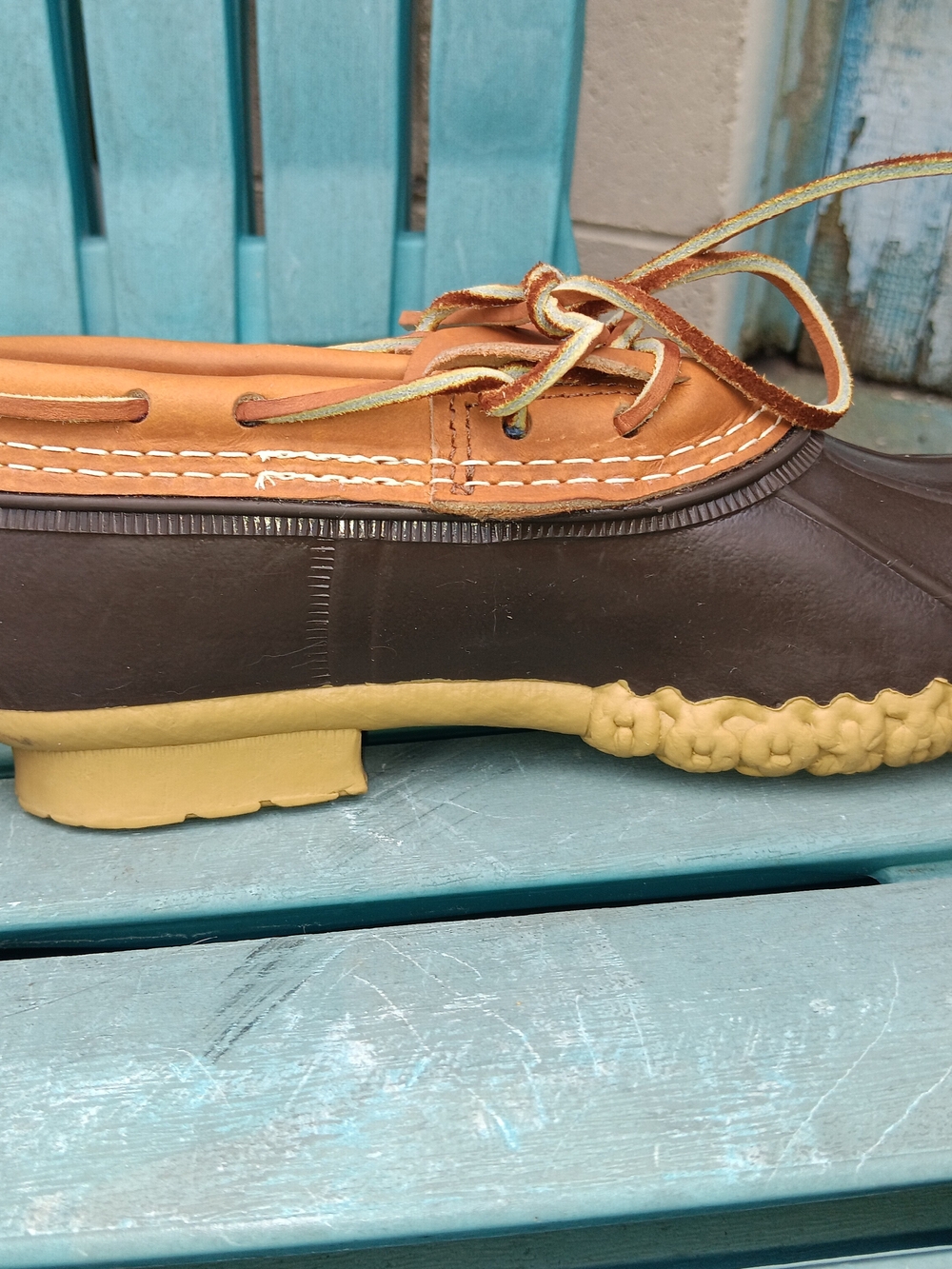 L.L. Bean Brown and Tan Duck Boots - Women's Ankle Booties - Picture 12 of 14